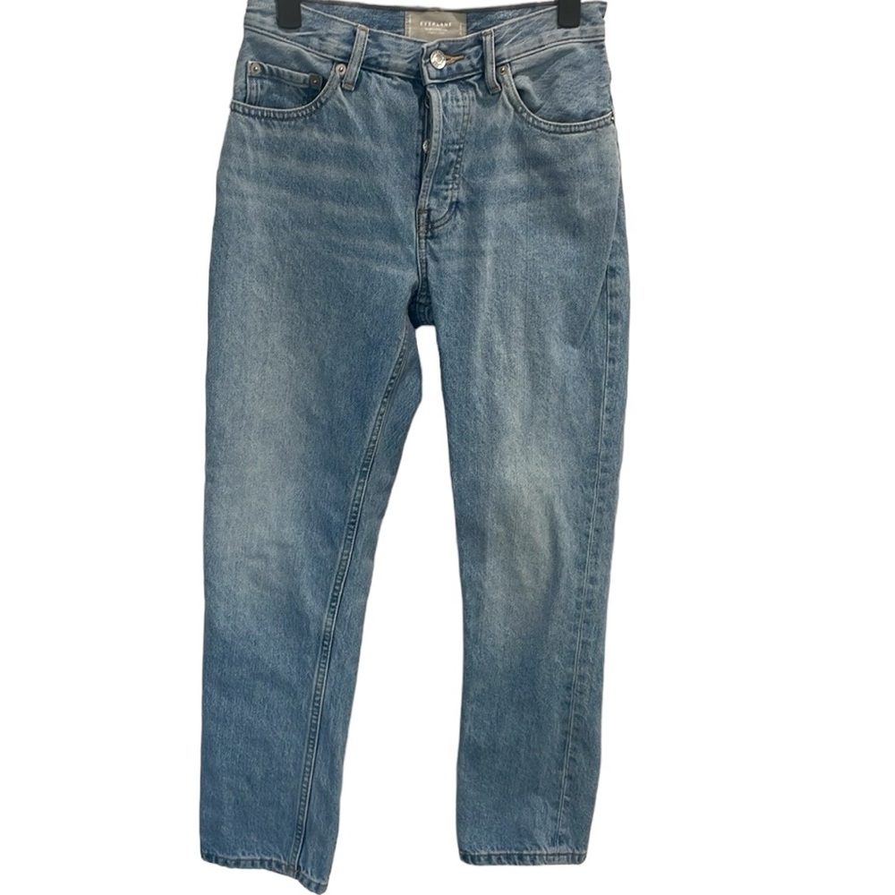 Everlane Organic Cotton 90’s Cheeky high rise mom school blue jeans Size 24
